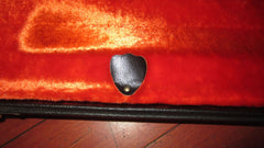 ~1966 Fender P-bass / Jazz Bass Case Black w/ orange interior