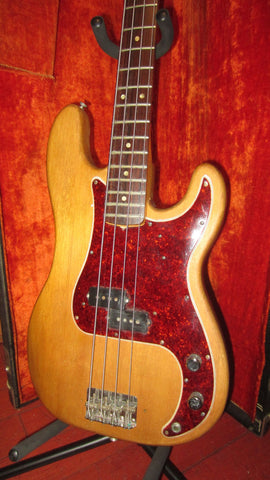 1966 Fender Precision Bass Natural w/ Original Hard Case