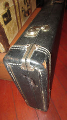 ~1966 Fender Stratocaster / Telecaster Case Black w Orange Interior