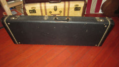 1966 Fender Stratocaster / Telecaster Case Black w Orange Interior