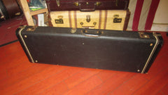 ~1966 Fender Stratocaster / Telecaster Case Black w Orange Interior