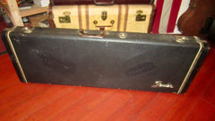 1966 Fender Stratocaster / Telecaster Case Black w Orange Interior