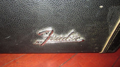 ~1966 Fender Stratocaster / Telecaster Case Black w Orange Interior