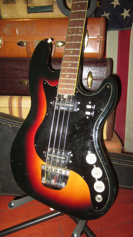 ~1966 Hofner 182 Professional Solidbody Bass 2 Pickup Sunburst