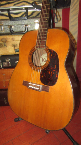 1966 Kent Jumbo Flattop Acoustic Natural