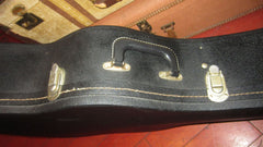 ~1966 Martin Dreadnought Case Black w Blue Interior