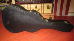 ~1966 Martin Dreadnought Case Black w Blue Interior