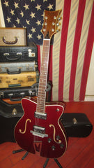 1966 Martin GT-75 Hollowbody Electric Burgundy w/ Hard Case