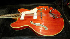 ~1966 VOX Cougar Hollowbody Bass Cherry Red