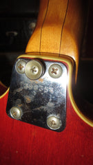 ~1966 VOX Cougar Hollowbody Bass Cherry Red