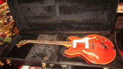 ~1966 VOX Cougar Hollowbody Bass Cherry Red