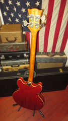 ~1966 VOX Cougar Hollowbody Bass Cherry Red