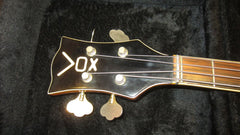 ~1966 VOX Cougar Hollowbody Bass Cherry Red