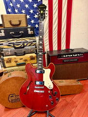 1967 Epiphone E360TD Riviera Cherry Red w/ Gibson Case