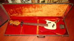 1967 Fender Mustang Bass Red w/ Original Hardshell Case