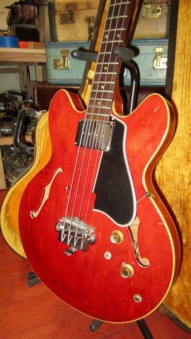 1967 Gibson EB-2 Cherry Red