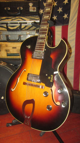 1967 Guild CE-100 Hollowbody Electric Sunburst w/ Original Case