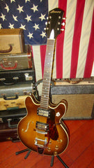 1967 Harmony  H-64 Meteor w/ Bigsby Sunburst w/ Flame