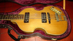 ~1967 Hofner 500/1 Beatle Bass Natural w/ Original Case