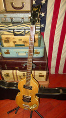 ~1967 Hofner 500/1 Beatle Bass Natural w/ Original Case