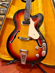 ~1967 VOX BOSSMAN w/ Built in Distortion Fuzz Sunburst & Original Hardshell Case