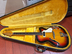 ~1967 VOX BOSSMAN w/ Built in Distortion Fuzz Sunburst & Original Hardshell Case