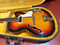 ~1967 VOX BOSSMAN w/ Built in Distortion Fuzz Sunburst & Original Hardshell Case