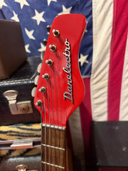 ~1968 Danelectro Convertible Rare Original Red Finish w/ Case