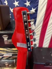~1968 Danelectro Convertible Rare Original Red Finish w/ Case