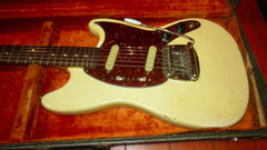 1968 Fender Mustang White w/ Original Hardshell Case