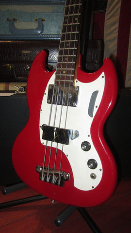 1968 Gibson Kalamazoo KB-1 Bass Red w Hard Case