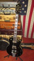 1969 Guild M-75 Bluesbird  Black w/ Bigsby and Original Hardshell Case