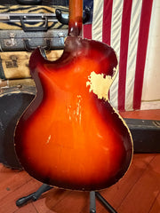 1968 Guild T-100D Slim Jim Sunburst w/ Original Hardshell Case