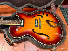 1968 Guild T-100D Slim Jim Sunburst w/ Original Hardshell Case