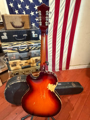 1968 Guild T-100D Slim Jim Sunburst w/ Original Hardshell Case