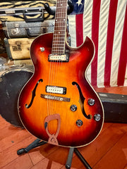 1968 Guild T-100D Slim Jim Sunburst w/ Original Hardshell Case