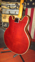 1968 Ovation Model 1232 Tornado Hollowbody Electric Cherry Red