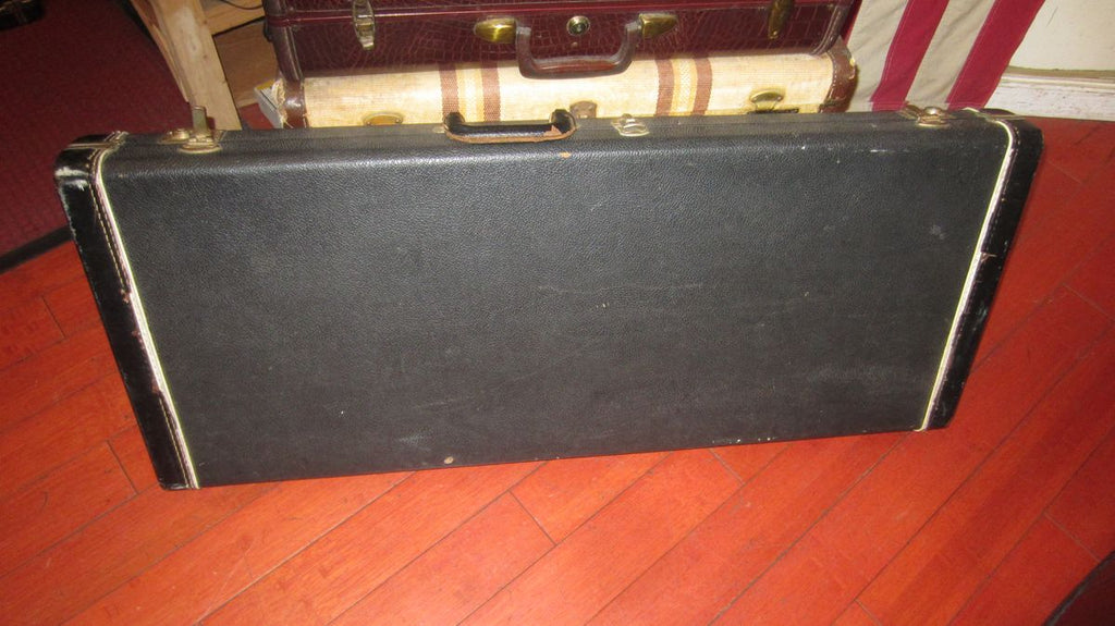Rick Hardshell ~1969 / 1970s Rickenbacker 330 / 360 hardshell case black w/ blue inte ...