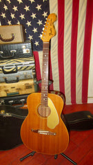 1969 Fender Malibu Small Bodied Acoustic Natural