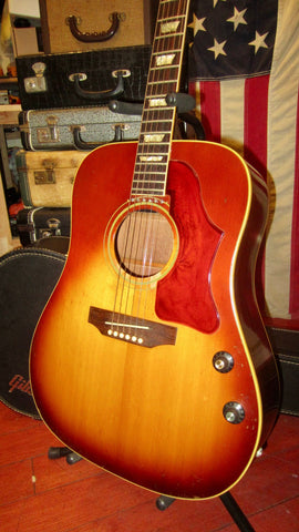 1969 GIbson J-160E Sunburst w/ Original Case