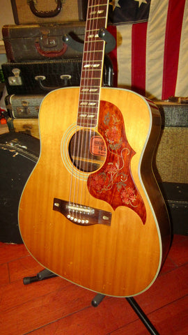 ~1969 Yamaha FG-300 Red Label Acoustic Dreadnought Natural