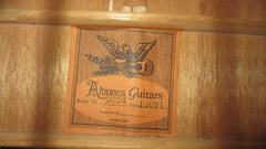 1970 Alvarez Model 5024 Dove Copy Natural w/ Case