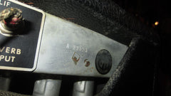 1971 Fender Twin Reverb Silverface w/ Footswitch