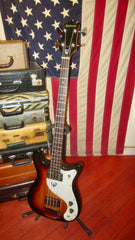 1971 Univox Solidbody Bass 2 pickup Sunburst