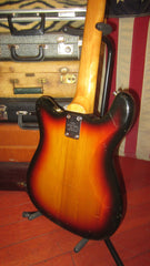 1971 Univox Solidbody Bass 2 pickup Sunburst