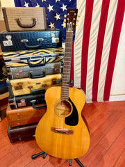 1971 Yamaha FG-110 Red Label Small Bodied Acoustic Natural