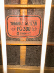 1971 Yamaha FG-300 Acoustic Dreadnought Natural