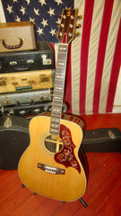 ~1971 Yamaha  FG-300 Dreadnought Acoustic Natural w. Case