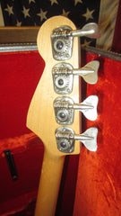 1972 Fender Musicmaster Bass Red w Original Hardshell Case