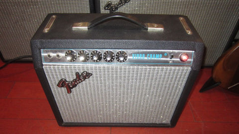 1972 Fender Vibro Champ Silverface w/ Amp Cover